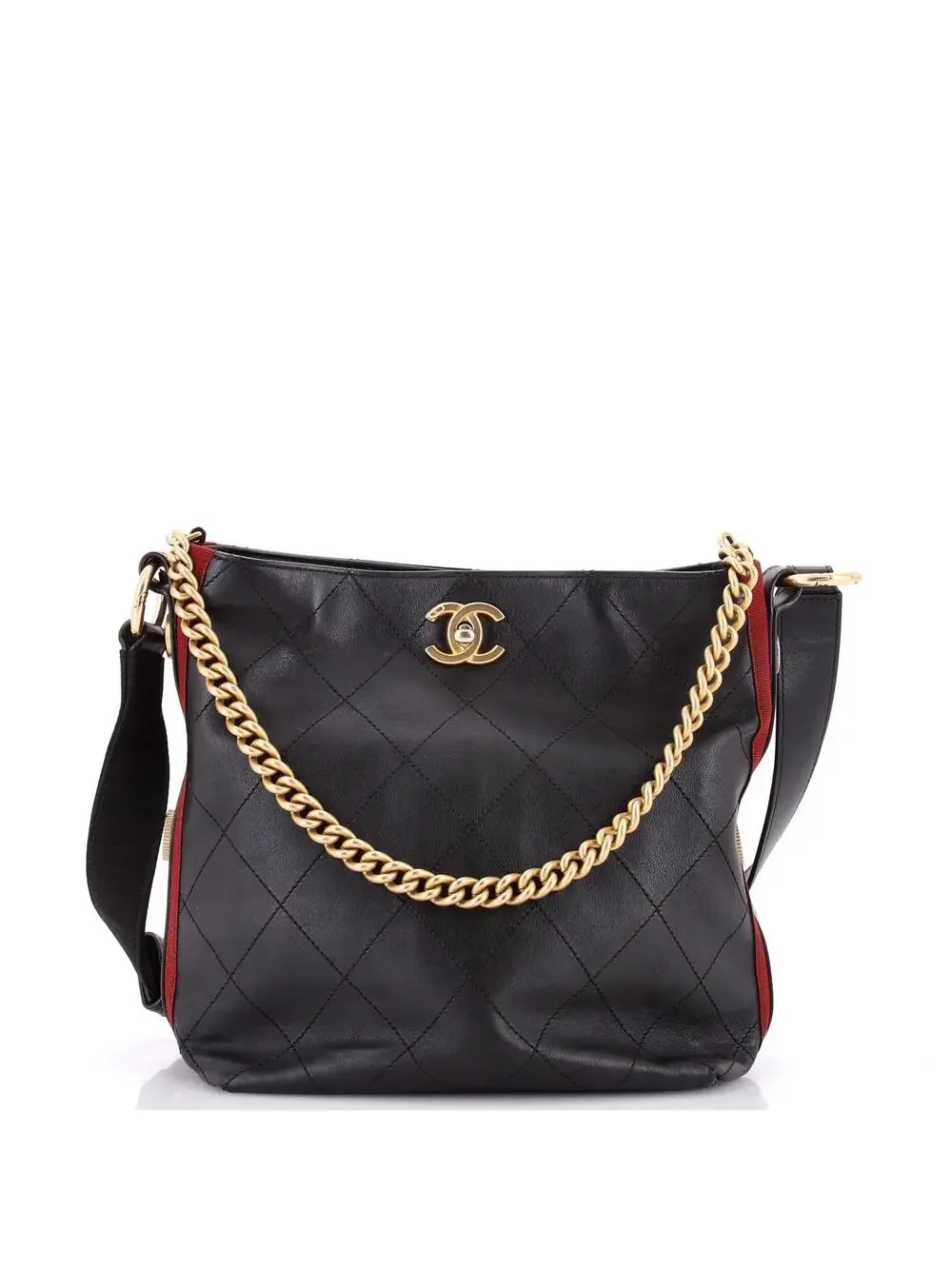 Chanel Button Up Hobo Quilted Calfskin #264243C39B